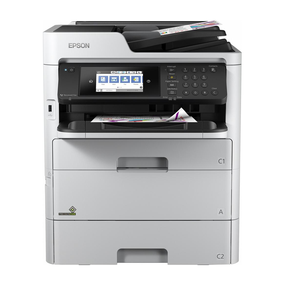 Multifuncional Epson WorkForce Pro WF-C579R, Tinta Color, +A4, Wi-Fi, Ethernet, Impresora - Fotocopiadora - Scanner - Fax
