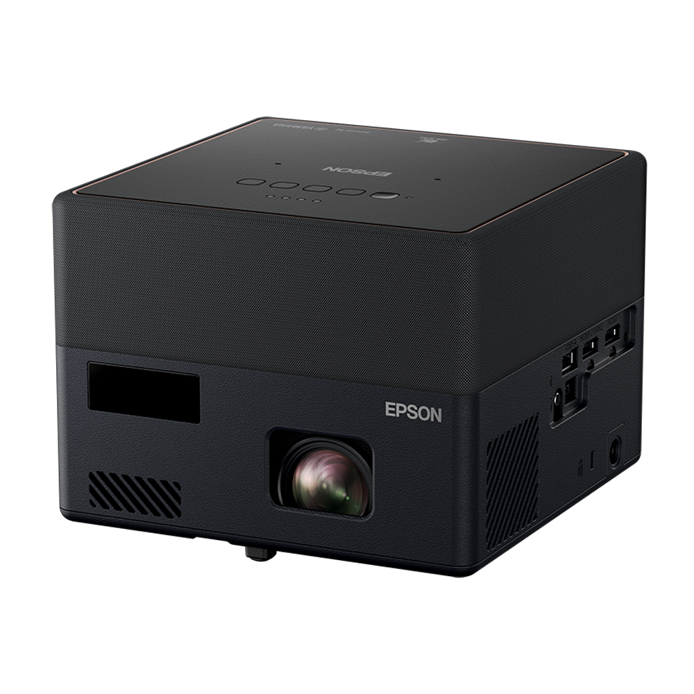 Proyector Epson Portátil EpiqVision EF12, 3LCD, FHD (1920×1080), 1000 Ansi Lúmenes, Android TV, Negro