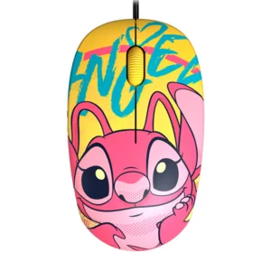 Mouse XTech Profesional, Alámbrico, Stitch- Disney, Amarillo