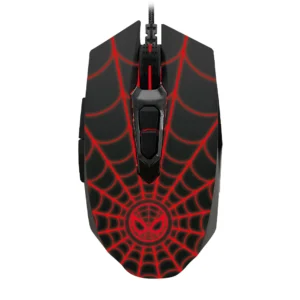 Mouse XTech Profesional, Alámbrico, Spider Man- Disney, Negro