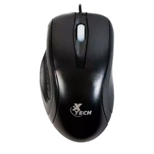 Mouse XTM-175, XTech, Alámbrico, Negro